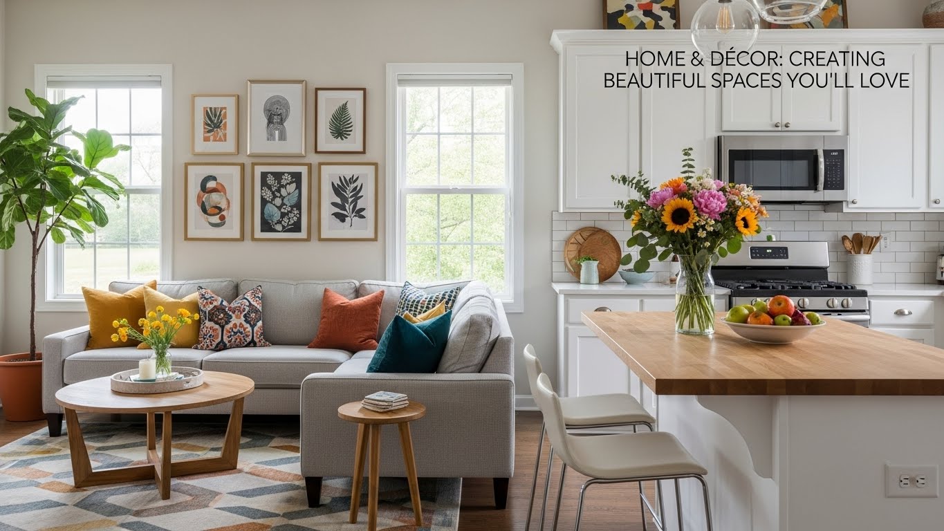 Home & Décor: Creating Beautiful Spaces You’ll Love