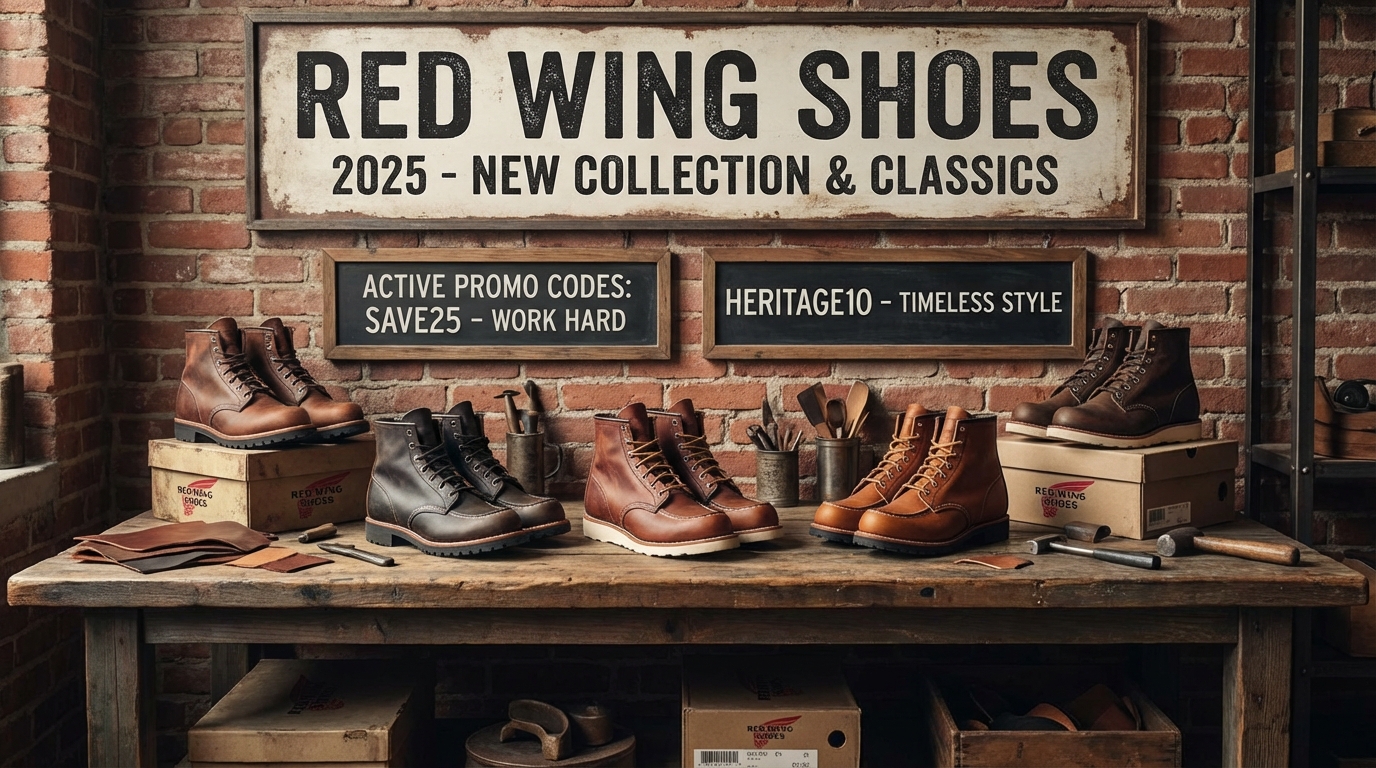 Red Wing Shoes 2026: New Work Boots, Heritage Style & Active Promo Codes